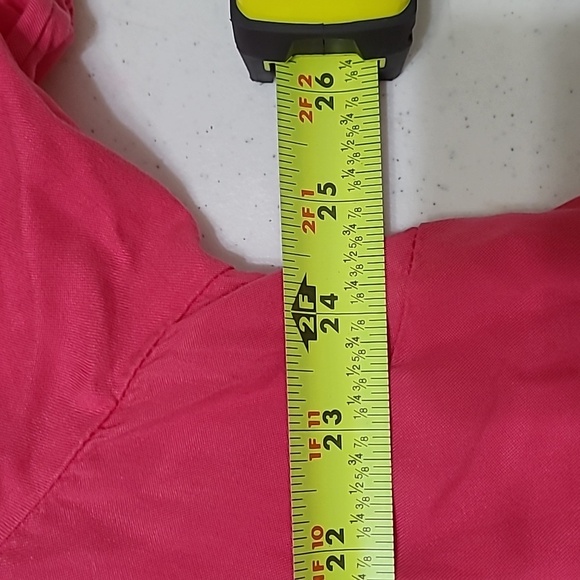 NWT Crown & Ivy Pink V-neck with Ruffled Collar & Puff Sleeves size 2X - Picture 7 of 8